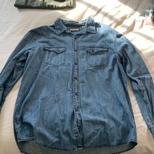 GH Bass Denim Button Down - XL